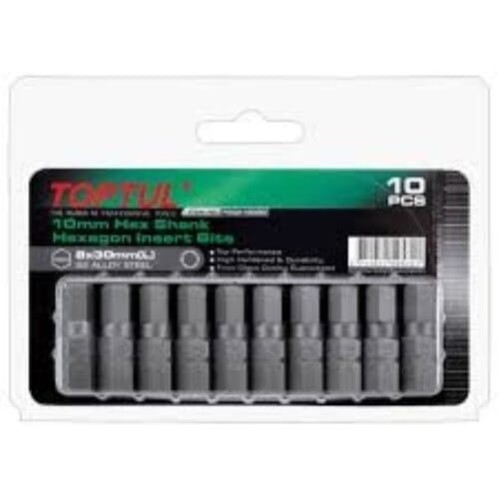  توب تول FSDA1204G سن مفك الن 10 قطع 4 مم * 2.5 كعب 10 مم 10 قطع 