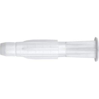  توكس 011701051 طقم فيشر ثلاثي + 4 مسامير 10 قطع ابيض