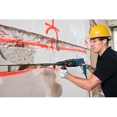 بوش GBH 2-28 F هيلتى SDSPLUS تخريم وتكسير عدل 2 ظرف 28مم ي3 حركة اتجاهين 830 وات 2.7 جول