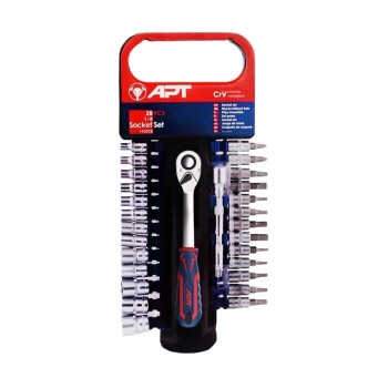 ايه بى تى 143028 طقم لقم رباط 1/4 بوصه 28 قطعه من 4 الى 14 مم