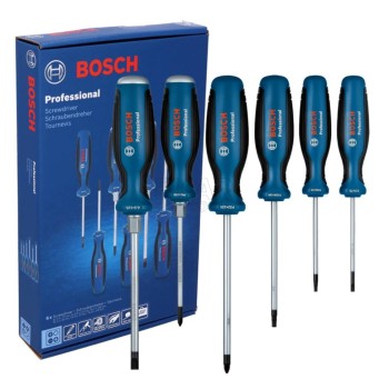 بوش طقم مفكات احترافي Screwdriver Set SL/PH/PZ/TX 6 pcs Professional موديل 1600A02CV3