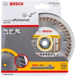 بوش 2608615057 صينية قطعية يونيفرسال الماظ مقاس 4.5 بوصة