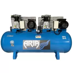 اريا  ABAC3800C-4x2-500 كمبروسر ضاغط هواء اقتصادي خزان 500 لتر قدرة 4  حصان 2 راس محرك موتور  نحاس 