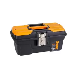 مانو  MG-13 شنطة عدة بلاستيك هيفي ديوتي قفل معدن بحوافظ علوية 13 بوصة تركي