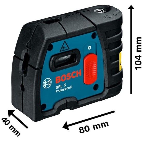 بوش GPL 5 جهاز تحديد نقاط مسقط تقاطع ليزر 5 نقطة 