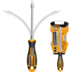 انكو  AKSDFL1208 طقم مفك 12 قطعة ذراع مرن  