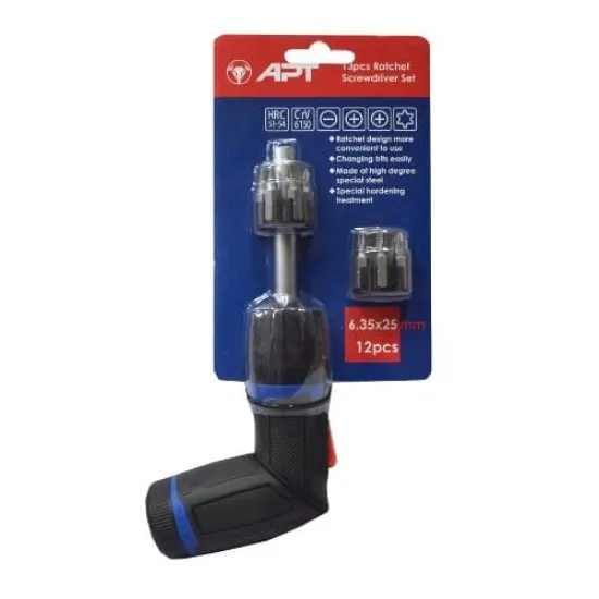 ايه بى تى - APT مفك سيستيم يد متحركة 12 سن مفك