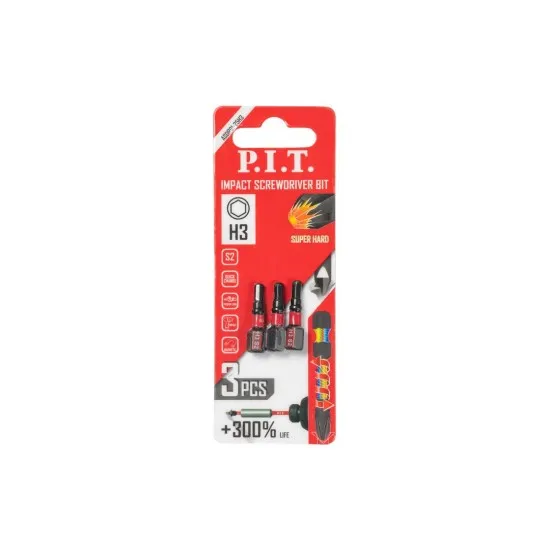 بي اي تي ASDR01-25PH1 كارت سن مفك صليبه 3 قطع مقاس PH1*25mm