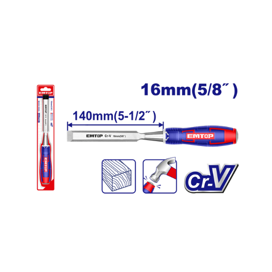  ام توب EWCL1601 أزميل خشابي يد أرجو 16 مم 