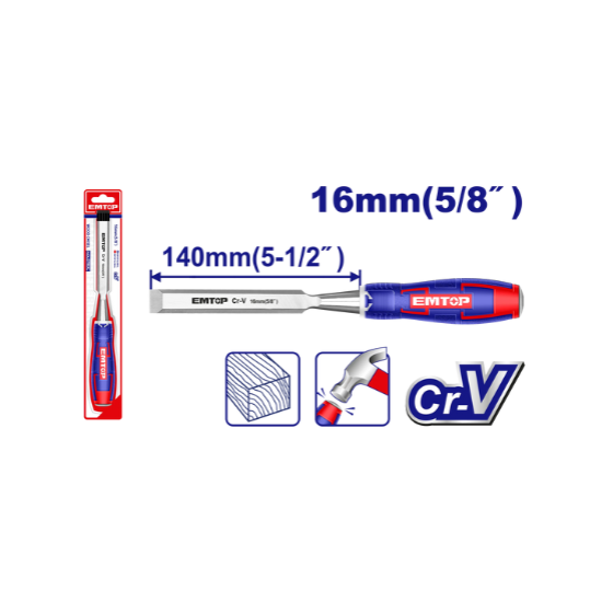  ام توب EWCL1601 أزميل خشابي يد أرجو 16 مم 