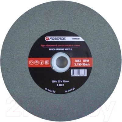 فورساج F-BD8020B حجر جلخ 6 بوصة خشانة 80