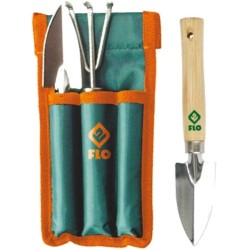 فلو FLO-99028 مجموعة أدوات حديقة صغيرة من فلو جاردن بلانت، مجرفة صغيرة ومشط