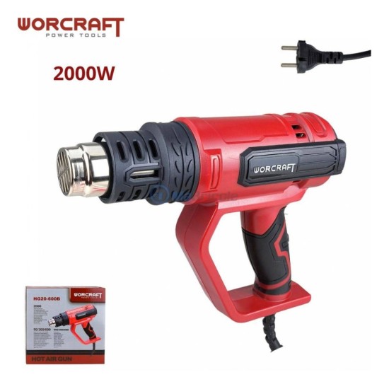ووركرافت HG20-600B مسدس تسخين قدرة 2000 وات