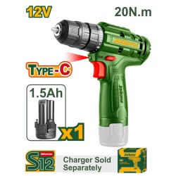 جاديفر JDCDS510 شنيور بطارية 12 فولت 1 بطارية بدون شاحن Type C