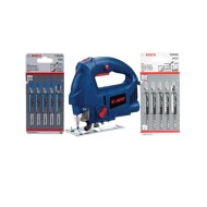  ايه بى تى - APT منشار اركت الكتروني اوضاع 570 وات 65 مم  بوش 2608631013 طقم سلاح منشار اركت للحديد قطعيه مستقيمه 5 قطع T 118 A بوش 2608630058 سلاح منشار اركت للخشب قطعيه دائريه و خشنه 5 قطع T 244 D    