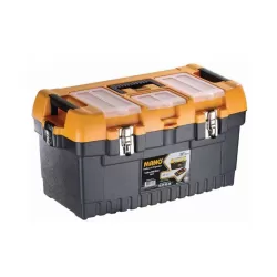 مانو  MT-22 شنطة عدة بلاستيك قفل معدن بحوافظ علوية 22 بوصة تركي