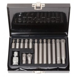 روك فورس RF-4159  طقم لقم مع حامل لقمة في علبة معدنية