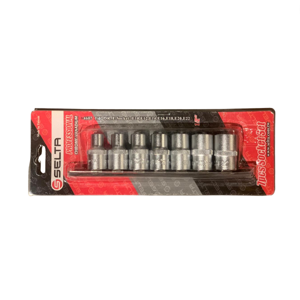 سلتا SE-4607 طقم لقم 1/2 بوصة مشرشر 7 قطع