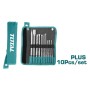 توتال TACSD19101 طقم بنط وأجن هيلتي خرسانة 10 قطع SDS-Plus