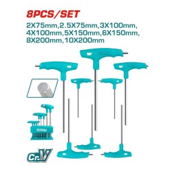 توتال THHW80816 طقم ألن يد تي 8 قطع