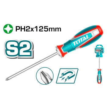 توتال مفك صليبه 125xPH2 مم موديل TSDPH2125