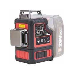 ووركرافت XCUBE026 ميزان ليزر 3 خط بطارية 20 فولت, 360 درجة, 30 متر 