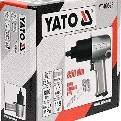  ياتو YT-09525 دريل هواء 1/2"بوصه 850 نيوتن اتجاهين