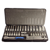 بادر  pa932-34P طقم لقم ½" بوصه 34 قطعه الماني شنطة سوداء