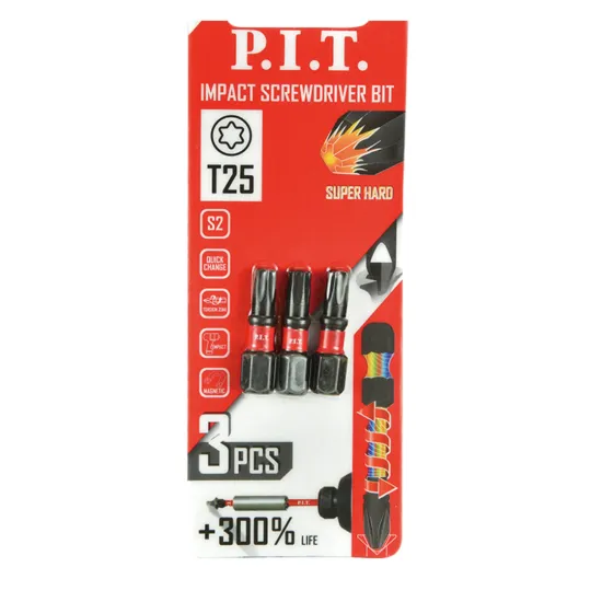 بي اي تي ASDR01-25T40  كارت سن مفك توركس 3 قطع مقاس T40*25mm 