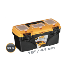 مانو  C.O-16 شنطة عدة بلاستيك بحوافظ علوية 16 بوصة تركي