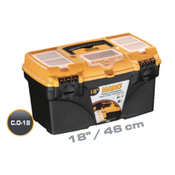 مانو  C.O-18 شنطة عدة بلاستيك بحوافظ علوية 18 بوصة تركي