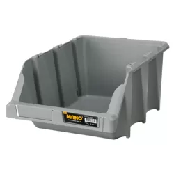 مانو  G-35 صندوق تخزين بلاستيك مفتوح لون رصاصي 35 تركي