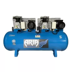 اريا  ABAC3800-3.5x2--500 كمبروسر ضاغط هواء اقتصادي خزان 500 لتر 2 رأس محرك قدرة 3.5 حصان موتور الومنيوم