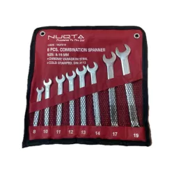 نقطه NQT010 طقم مفتاح بلدي مشرشر 8 قطعة مقاس 8-19مم