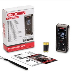 كراون ct44034 جهاز قياس مسافات ليزر 80 متر    